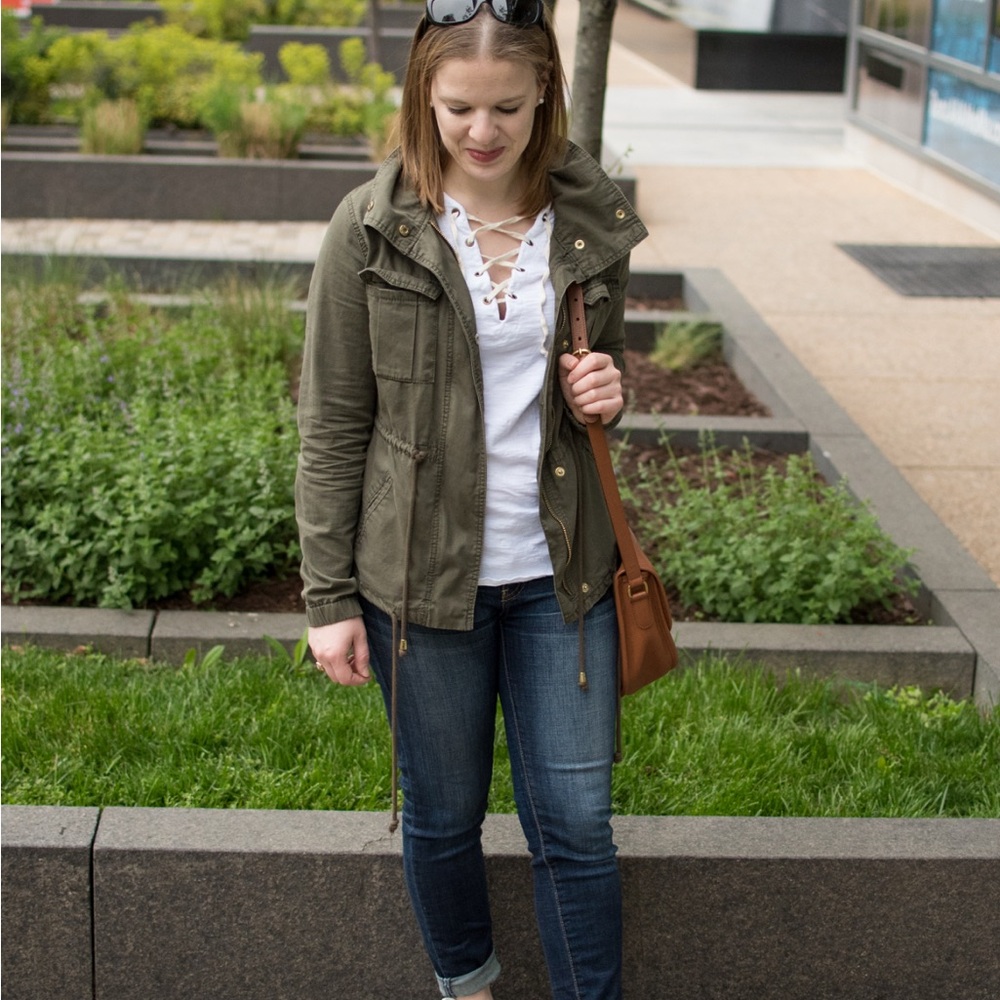 Olive Green Utility Jacket